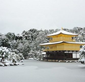 incríveis cenários de neve no Japão