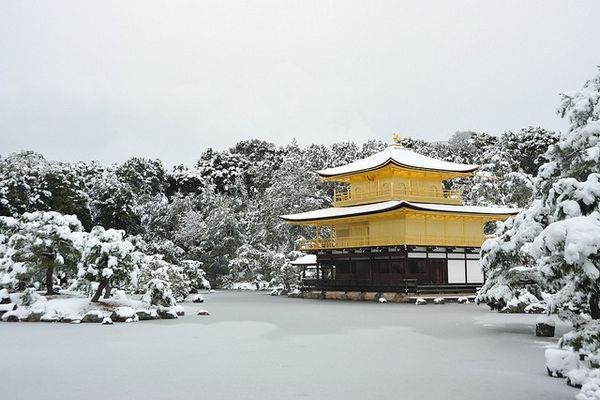 incríveis cenários de neve no Japão