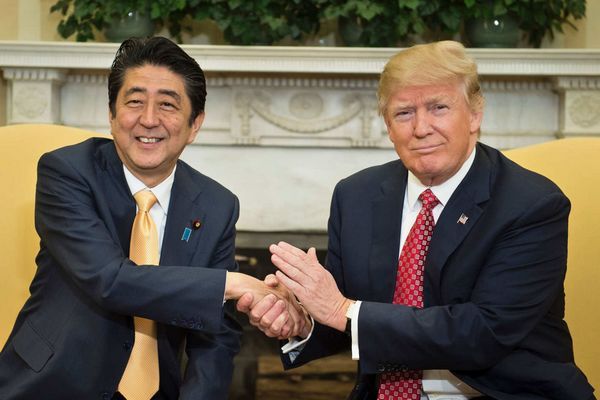 Shinzo Abe e Donald Trump