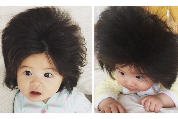 Bebê Japonesa Cabeluda vem fazendo Sucesso no Instagram