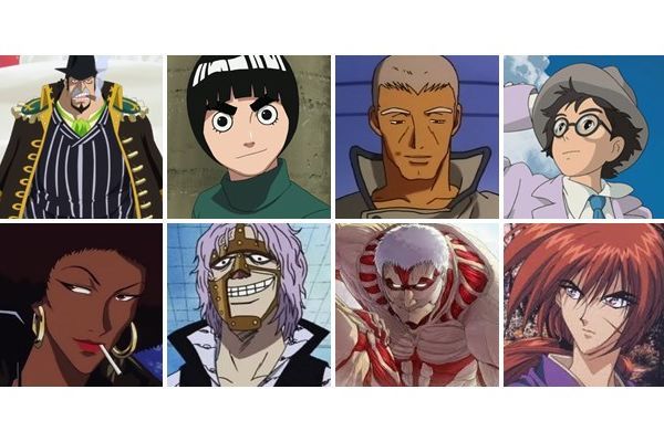 Top animes, Personagens parecidos