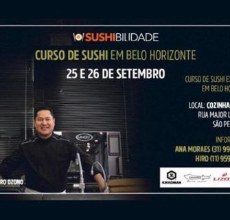 Curso de Sushi em Belo Horizonte Hiro Ozono