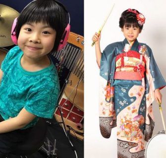 Conheça Yoyoka Soma, uma garotinha japonesa de 8 anos de idade que arrasa tocando bateria