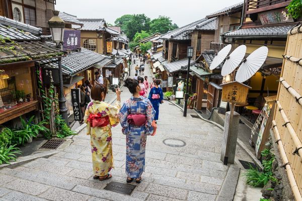 Vestir kimono em Kyoto Vestir quimono em Quioto