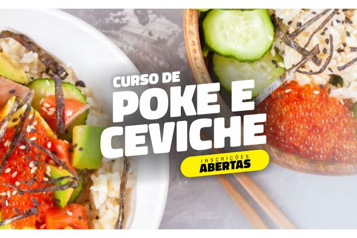 Curso de Poke e Ceviche em São Paulo