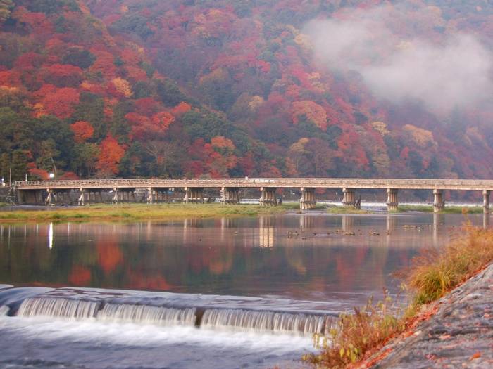 Togetsukyo Bridge, Arashiyama, Kyoto (wikimedia commons)