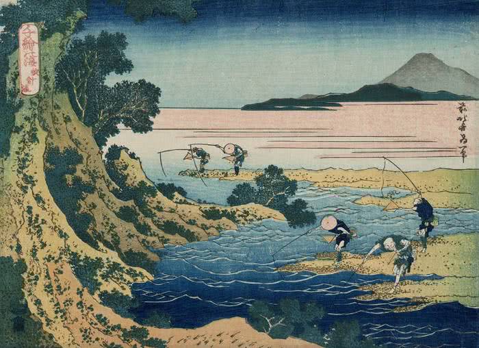 Katsushita Hokusai - Kabari-nagashi, 1849
