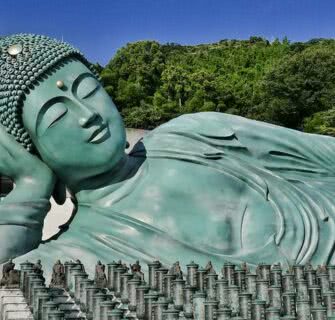 Buda de Fukuoka, templo Nanzoin, Fukuoka, Japão