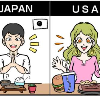 Ilustrador japonês mostra 7 diferenças entre os EUA e o Japão