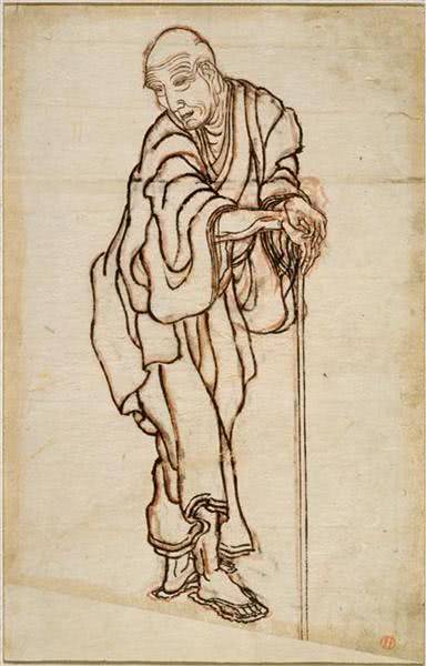 Self-portrait in the age of an old man Katsushika Hokusai