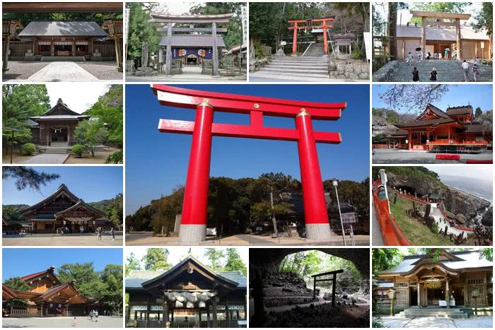 12 santuários relacionados à mitologia japonesa 