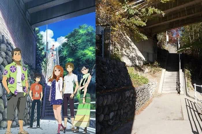 Anohana foi ambientada na cidade de Chichibu, Saitama