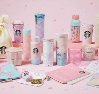 Starbucks Japan lança linha de bebidas com flor de cerejeira sakura para 2021