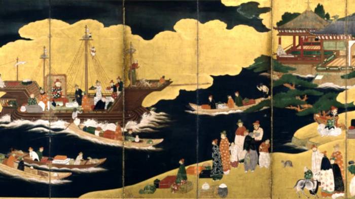A chegada dos portugueses no Japão