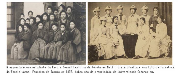 Uniformes escolares japoneses no Período Meiji