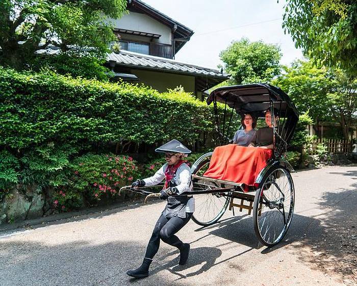  jinrikisha, o riquixá no Japão 