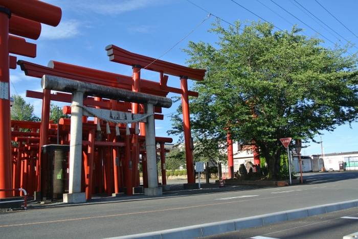 Santuário Koizumi Inari torii 