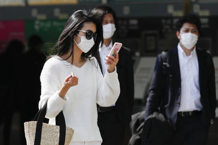 Situação covid 19 Japão e uso de máscaras 