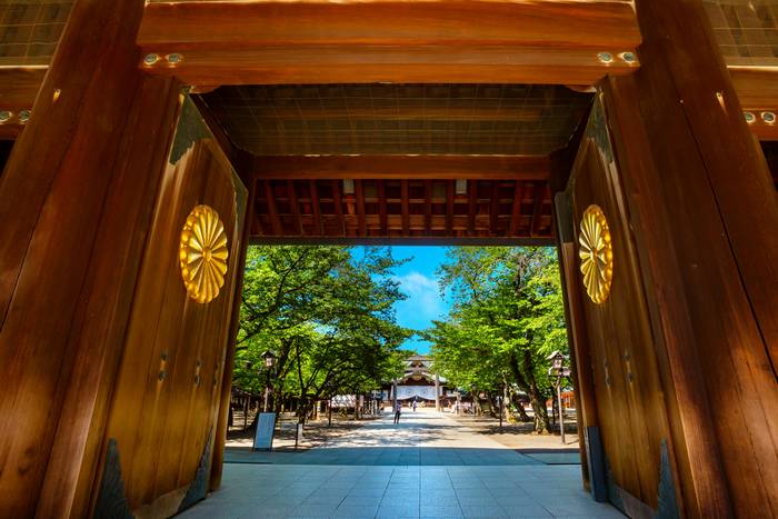 Santuário de Yasukuni em Tóquio, Japão 