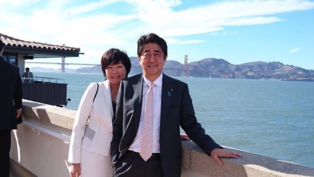 Shinzo Abe e Akie Abe