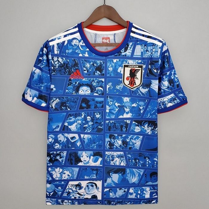 Camisa da seleção japonesa versão mangá e anime