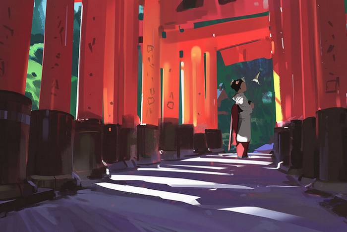 Shrine por Atey Ghailan