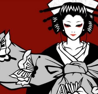 Kabuki Oiran por Kazenokibou