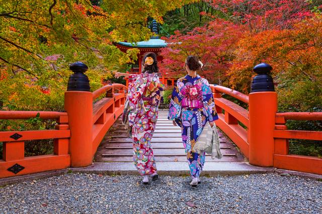Viajar para o Japão no Outono