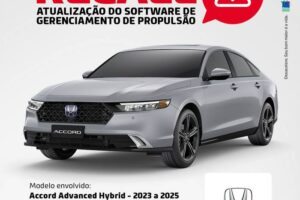 Honda anuncia recall para atualização do software de gerenciamento de propulsão