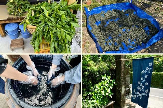 Arte Aizome - O azul índigo do Japão