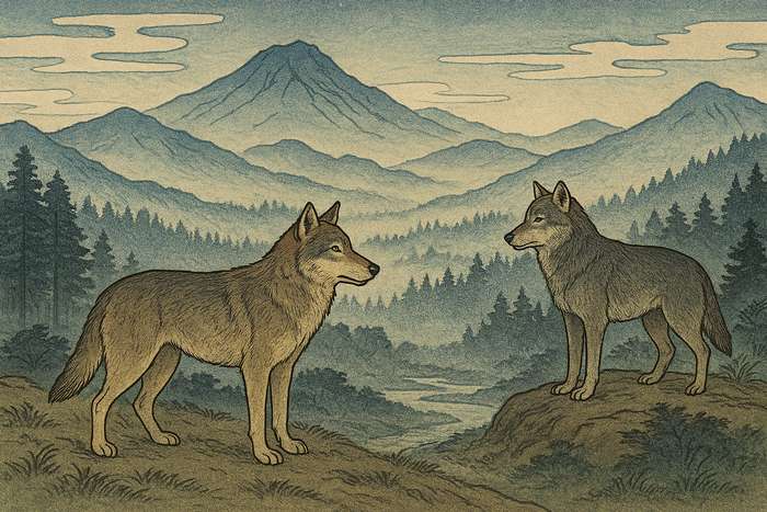 Ezo e Honshu - Os Lobos que Habitaram o Japão