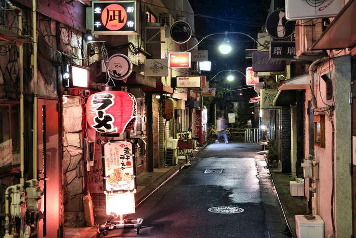 Golden Gai, em Tóquio 