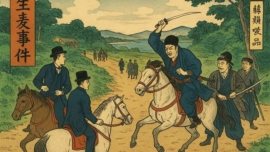 Namamugi Incident Ukiyo-e