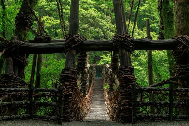 Ponte de cipó Iya Kazurabashi, Iyake 