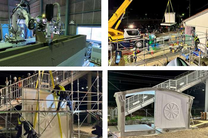 Primeira estação de trem feita com impressão 3d