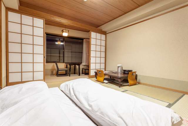 Quarto de tatame em um ryokan 