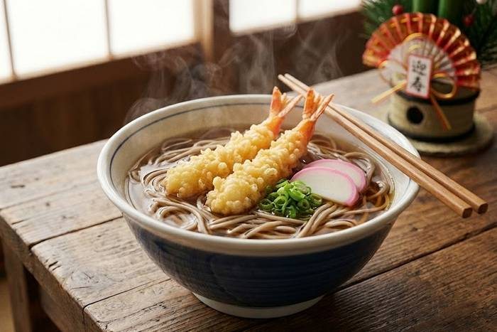 Toshikoshi Soba, a refeição da véspera de Ano Novo no Japão