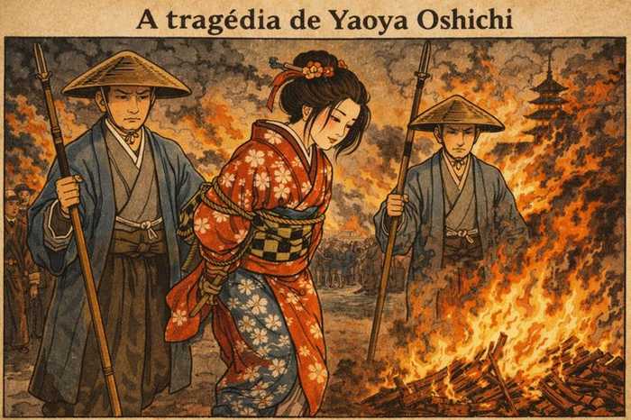 A trágica história de Yaoya Oshichi e sua decisão que lhe custou a vida