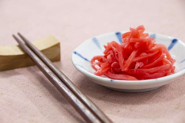 Beni Shoga - gengibre em conserva