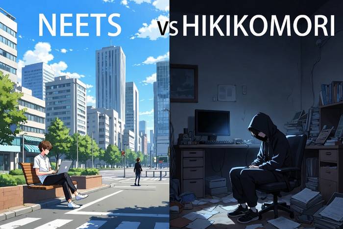 NEET vs Hikikomori no Japão