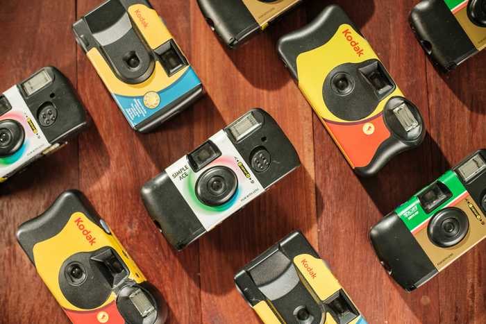 Câmeras descartáveis no Japão