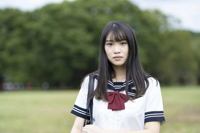 Estudante colegial japonesa