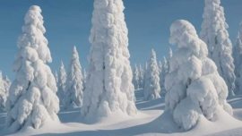 Os Monstros de Neve do Monte Zao no Japão