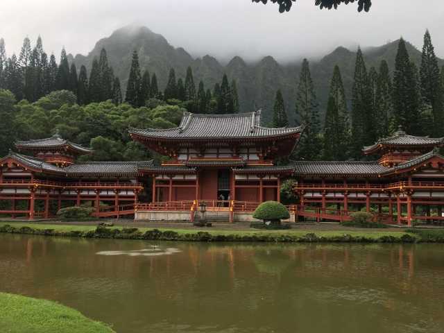 Réplica do Templo Byodoin, no Havaí