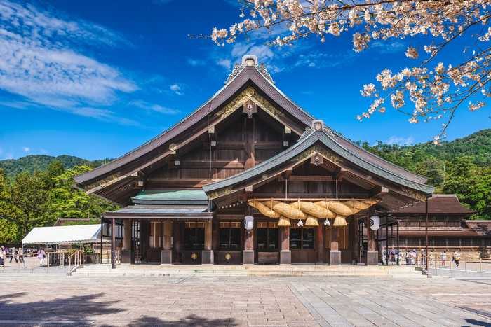 Santuário Izumo Taisha, em Izumo, Shimane 