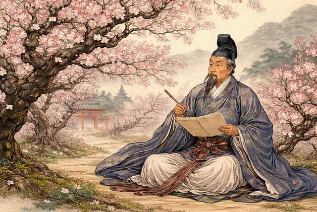 Sugawara no Michizane e as Ameixeiras