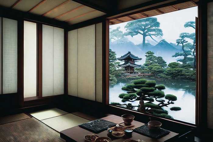 Fusuma, as tradicionais portas deslizantes que moldam os interiores japoneses 