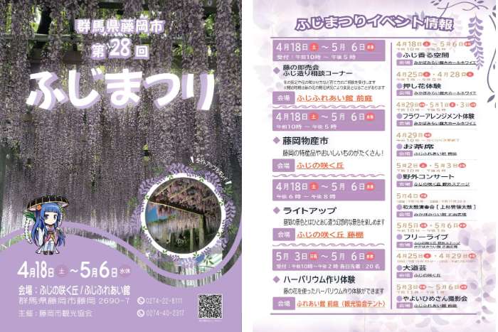 Fuji no Saku Oka (Fujioka Fuji Festival)