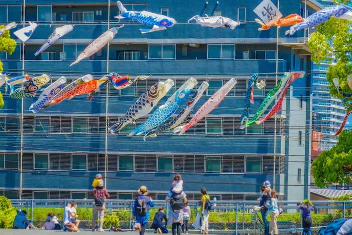 Koinobori, Motomachi Park, Yokohama