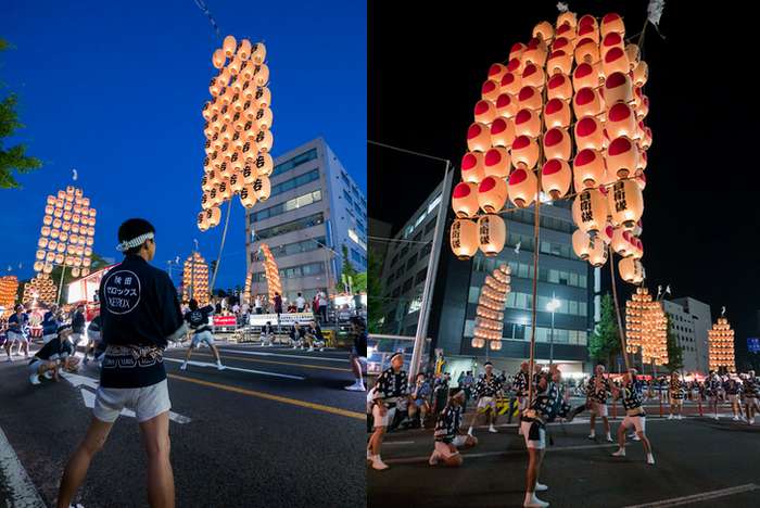 Akita Kanto Matsuri, em Akita